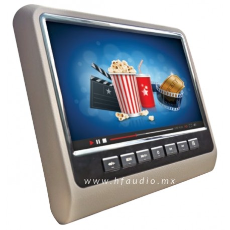 Pantalla universal de 9 pulgadas con DVD para cabecera