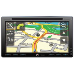 Autoestéreo HF-6900UBG con GPS, Bluetooth, pantalla touch de 7" doble Din