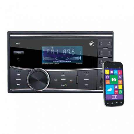 Autoestéreo de MP3/USB/SD/BLUETOOTH doble din.
