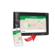 Autoestéreo de CD/MP3/USB/DVD/SD/BT con pantalla táctil de 6.2", espejo de pantalla y carátula desmontable