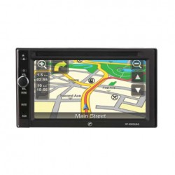 Autoestéreo de CD/MP3/USB/DVD/SD/BT/GPS. Controles al volante, carátula desmontable con pantalla táctil de 6.2".