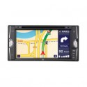Autoestéreo de CD/MP3/USB/DVD/SD/BT/GPS con pantalla táctil.